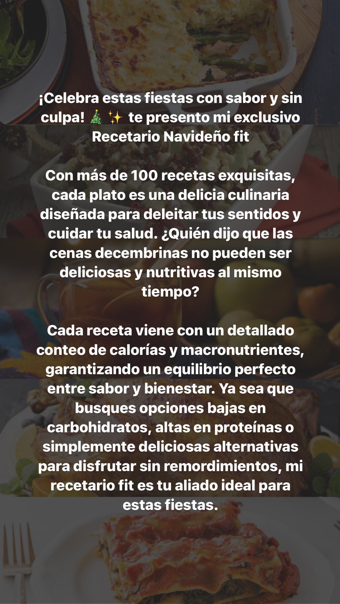 Recetario navideño fit