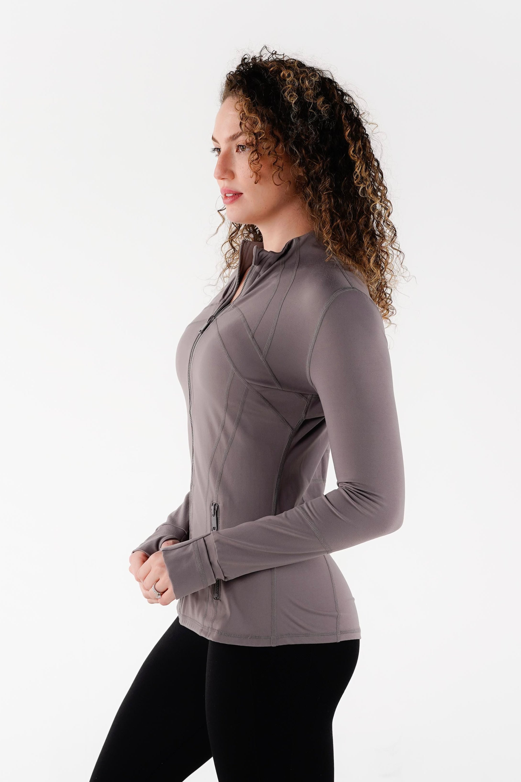 Slim fit gray jacket