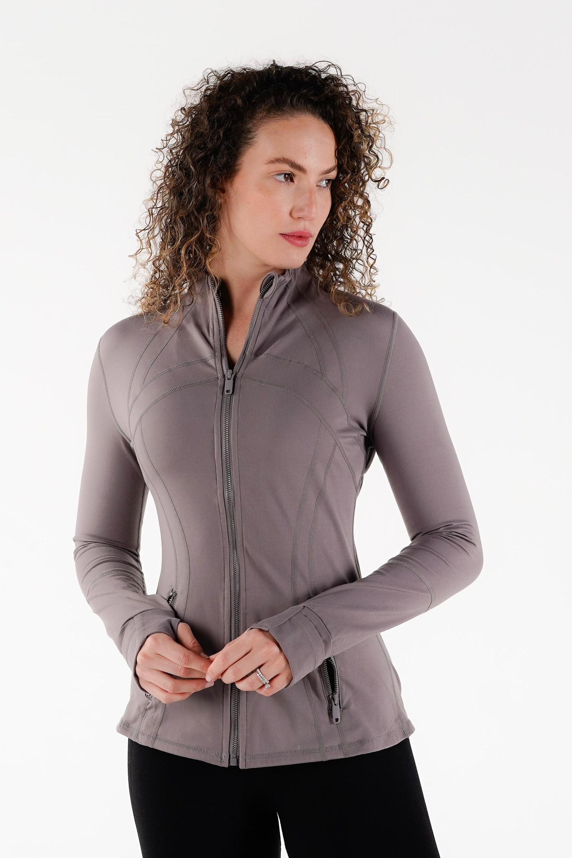 Slim fit gray jacket