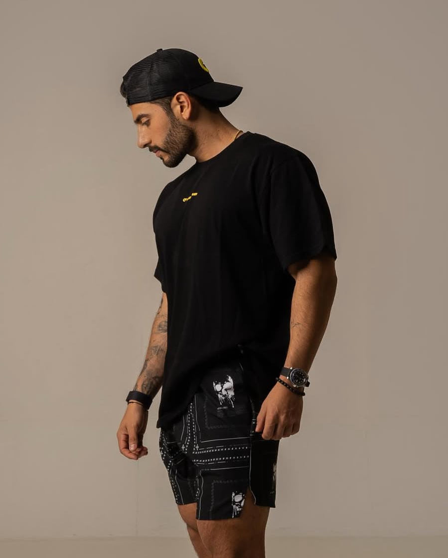 Oversized T-shirt Negra