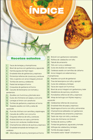 Recetario vegetariano
