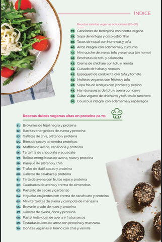 Recetario vegano