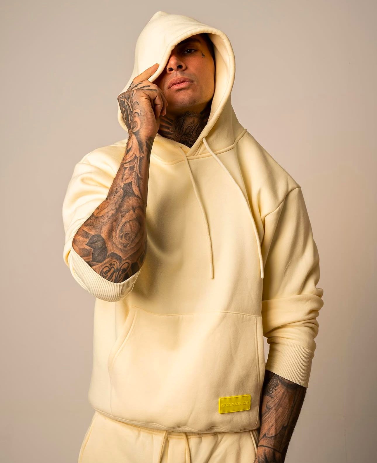 UNISEX nude tracksuit (complete set, sweatshirt and pants)