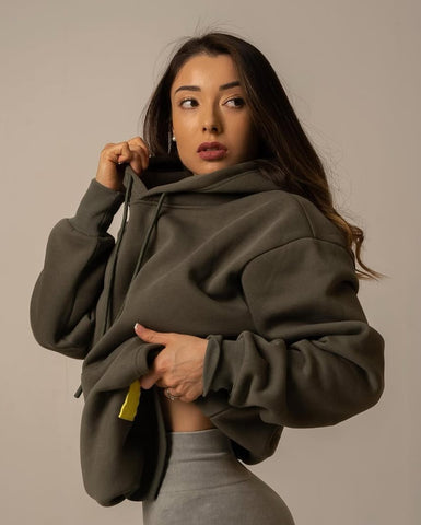 Tracksuit green army UNISEX (set completo, sudadera y pants)