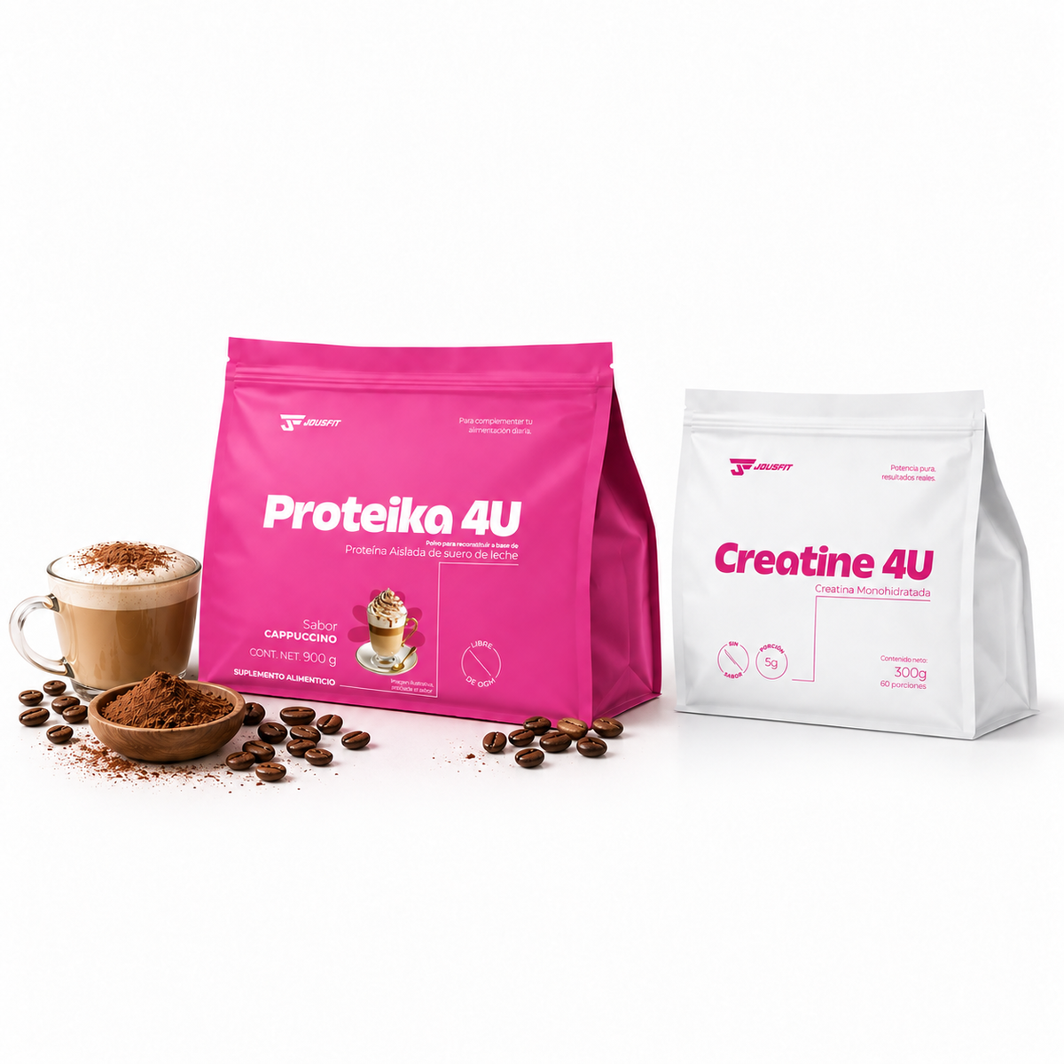 Kit Performance 4U | Proteína + Creatina