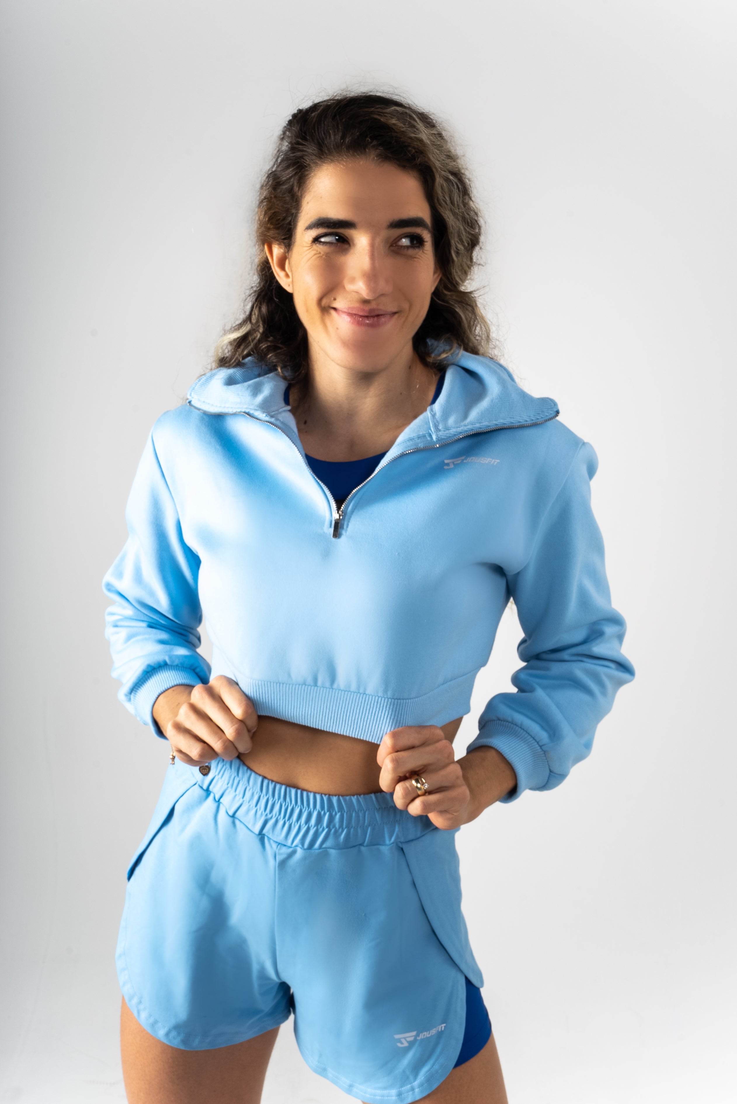Girly blue hoodie